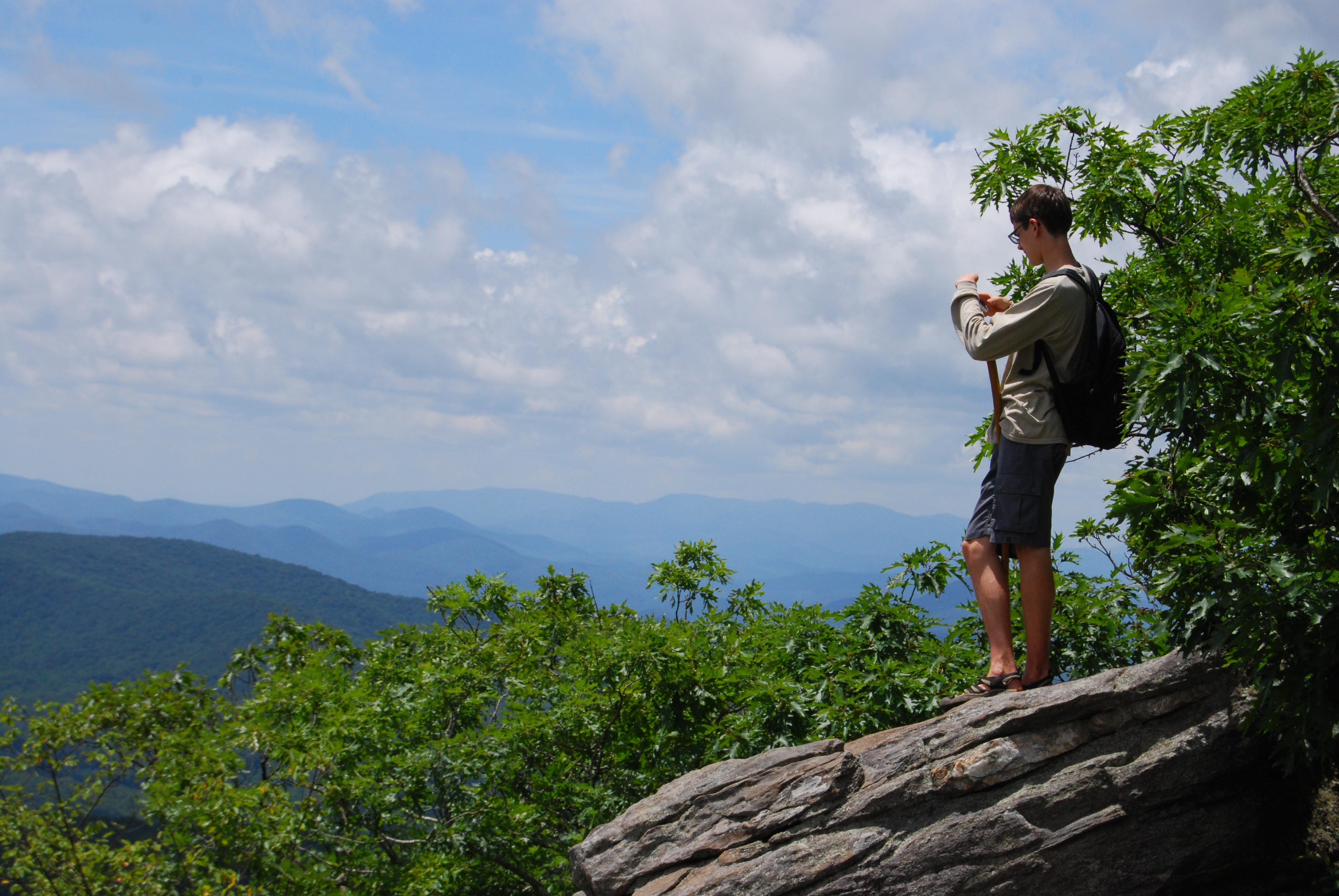Breath-taking view from Blood Mountain